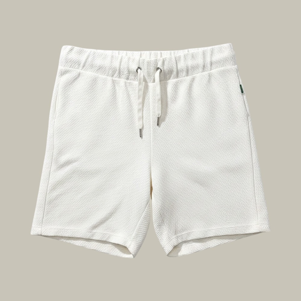 Jack & Jones Premium Textured Waffle Knit Set Mens Medium Off-White